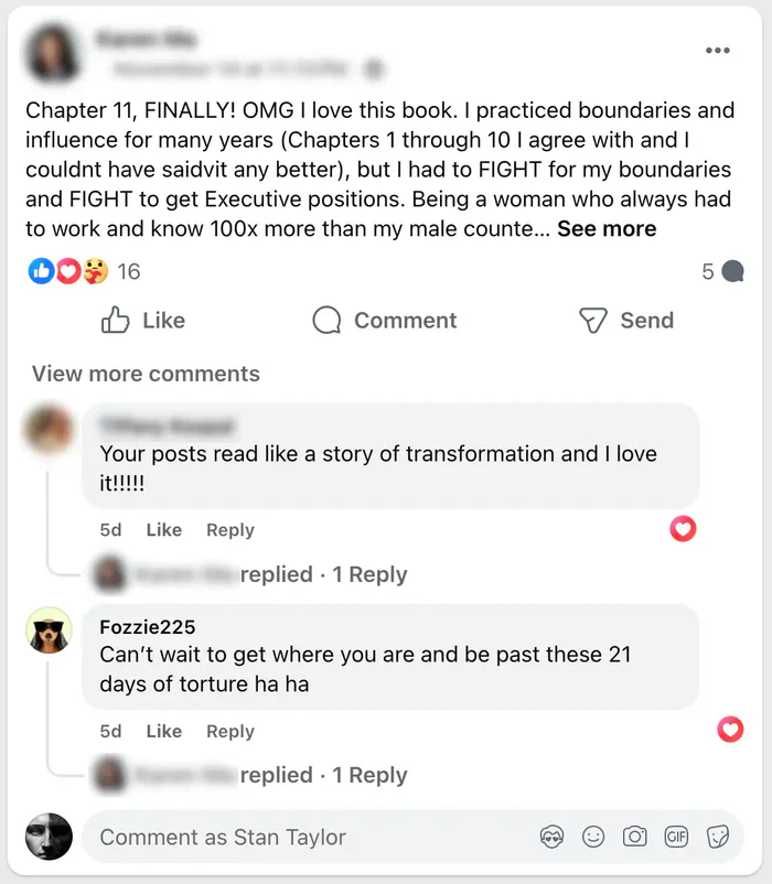 Reader review of The Black Book of Power by Stan Taylor