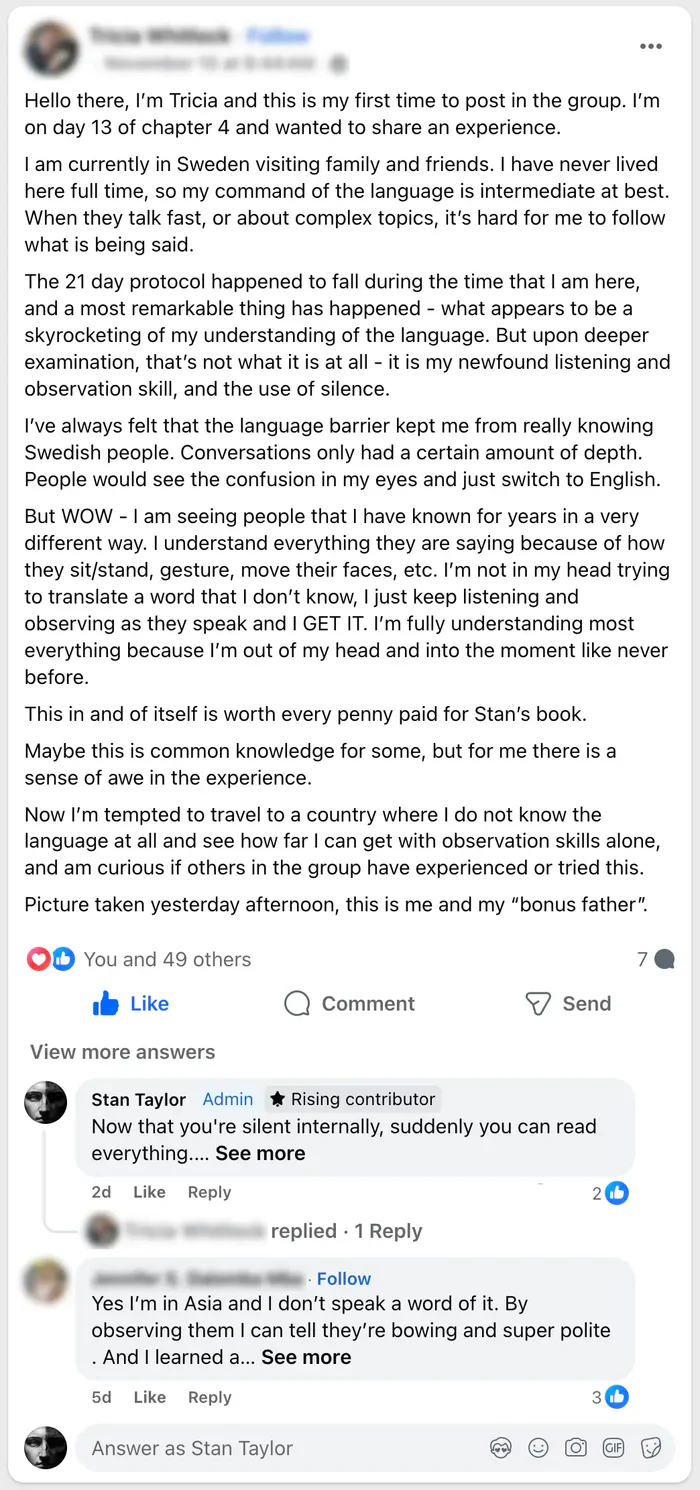 Reader review of The Black Book of Power by Stan Taylor